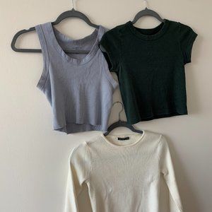 Bundle # 1 - Lululemon leggings, Brandy Melville tops & Urban Outfitters tank
